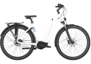 Scott Sub 40 Belt Wave Elcykel Bianco White (S)